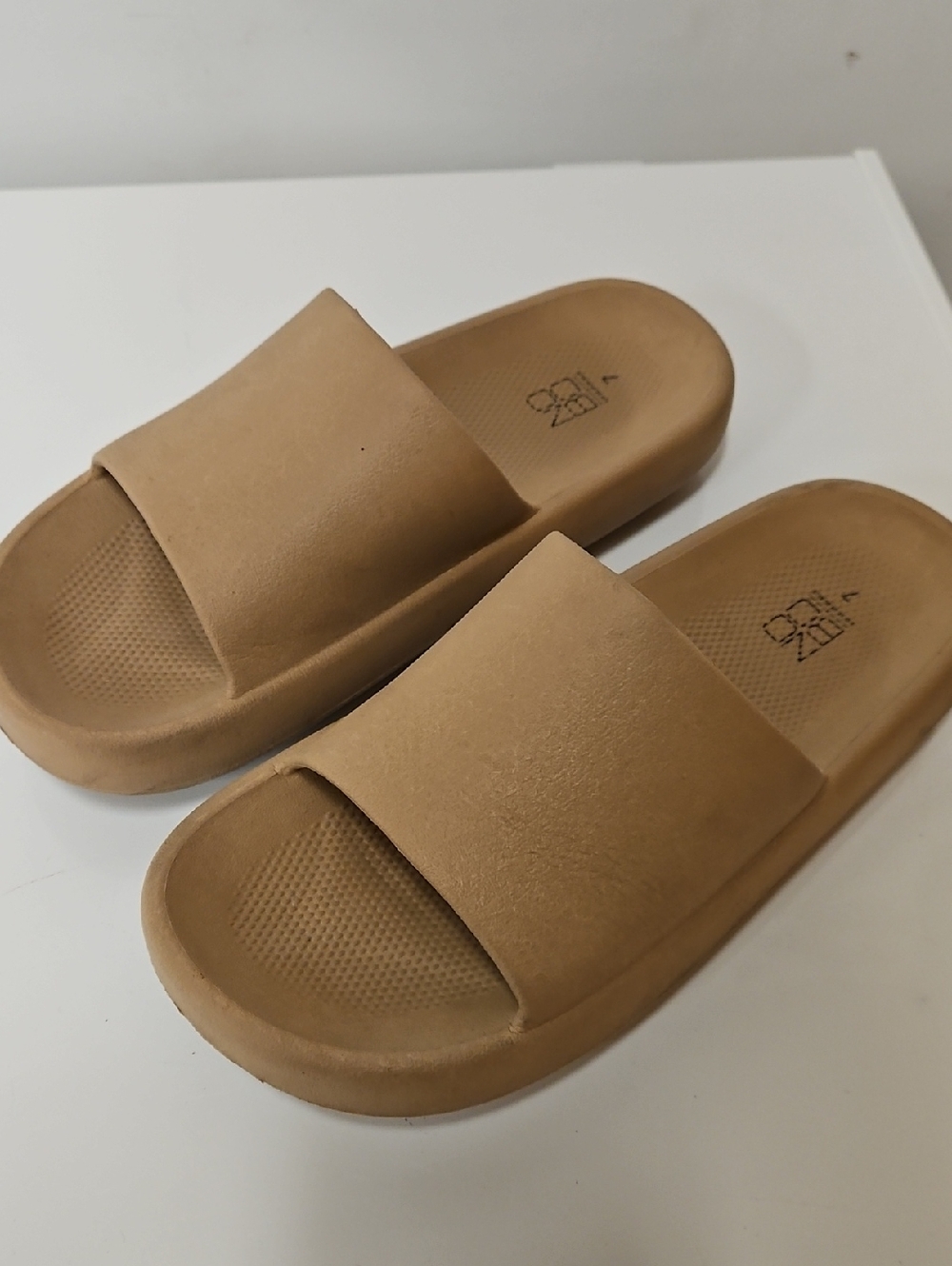 NOBO Tan Slide Sandals